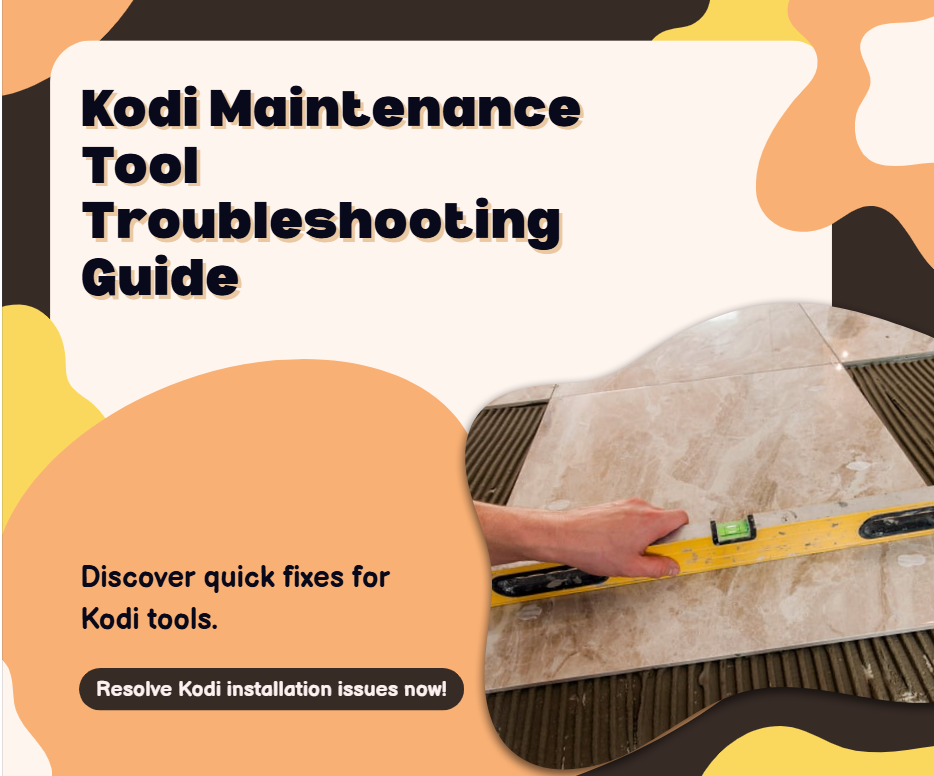 Can't Install Maintenance Tool for Kodi