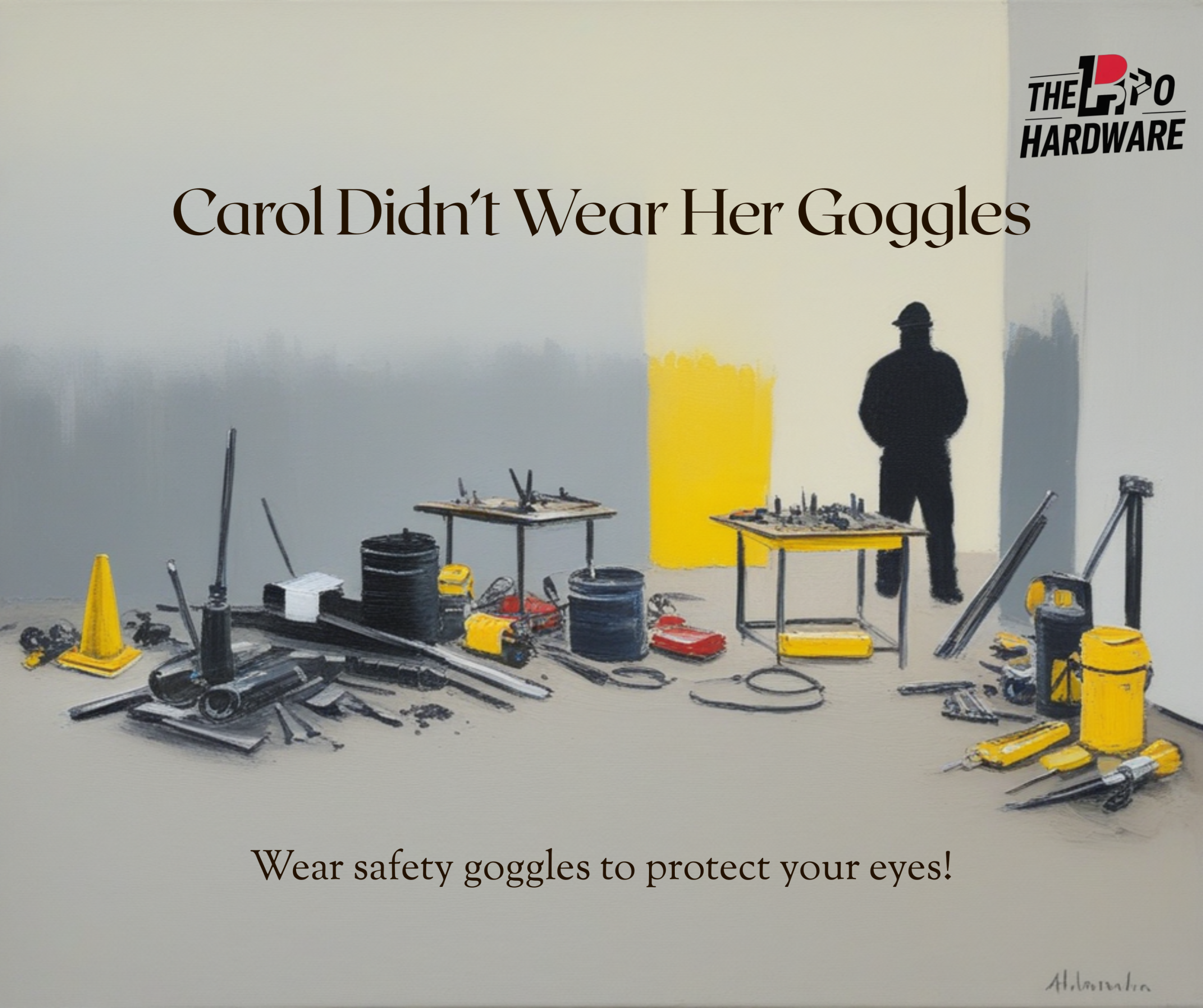 Carol Didn'T Wear Her Safety Goggles
