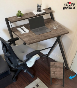 Greenforest No Assembly Folding Desk Flat Pack Furniture Desk