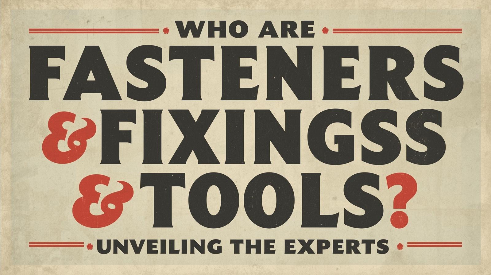 Who is Fasteners & Fixings & Tools? Unveiling the Experts