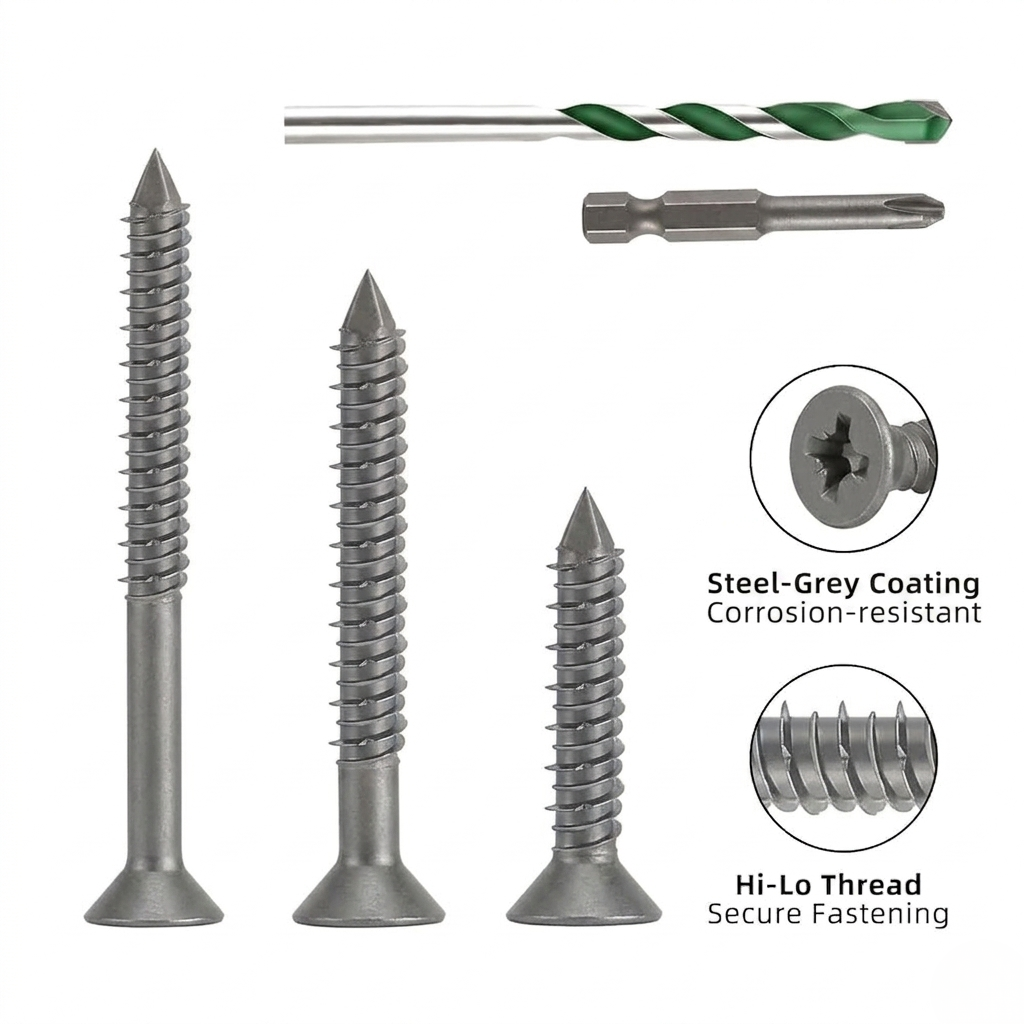What Fastener to Use to Secure 2X4 to Concrete Slab